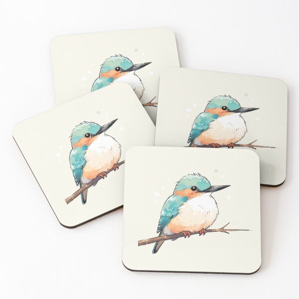 Item preview, Kawaii Bird Sticker designed and sold by Wildtastic .