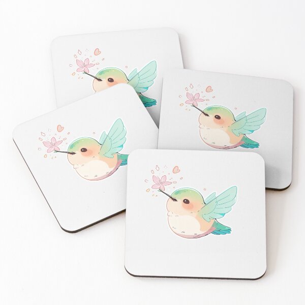 Item preview, Kawaii Bird Sticker designed and sold by Wildtastic .