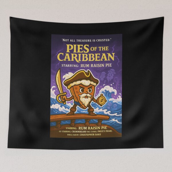Item preview, Pies of the Caribbean designed and sold by WheelieGdArt.