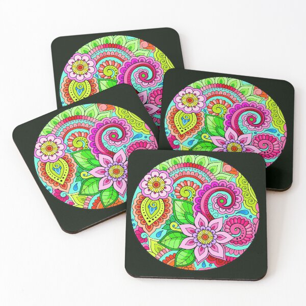 Item preview, Retro Flower Mandala designed and sold by ViaARTfactory.