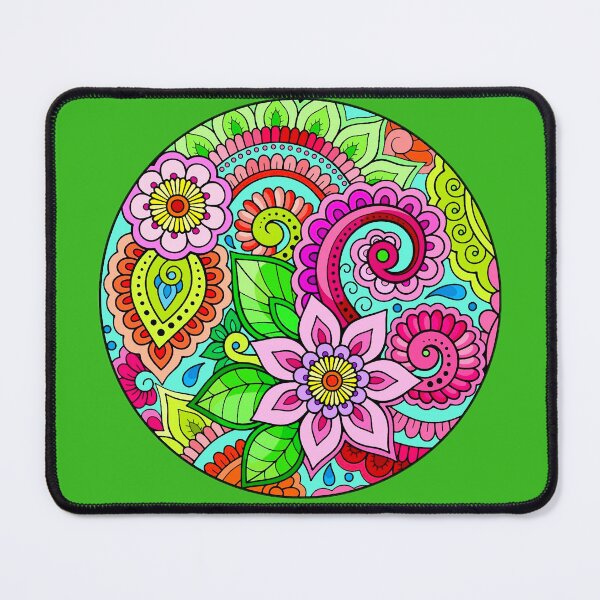 Item preview, Retro Flower Mandala designed and sold by ViaARTfactory.