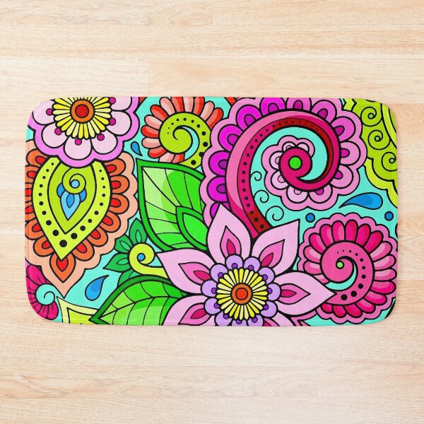 Item preview, Retro Flower Mandala designed and sold by ViaARTfactory.