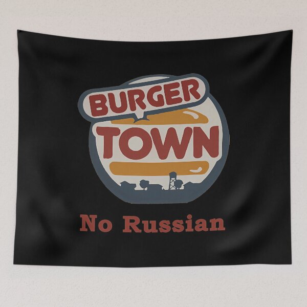 Item preview, Burger Town Mw2 No Russian  designed and sold by montanarbie.