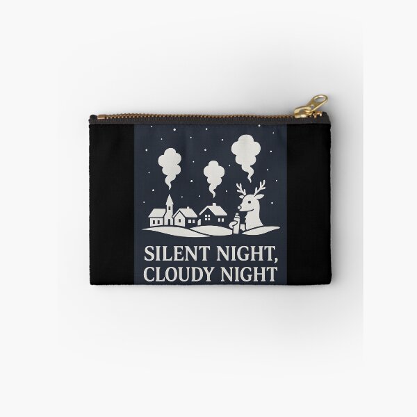 Item preview, Silent Night, Cloudy Night – Minimalist Vape Winter Landscape Design designed and sold by House of Taste Vape Designs.