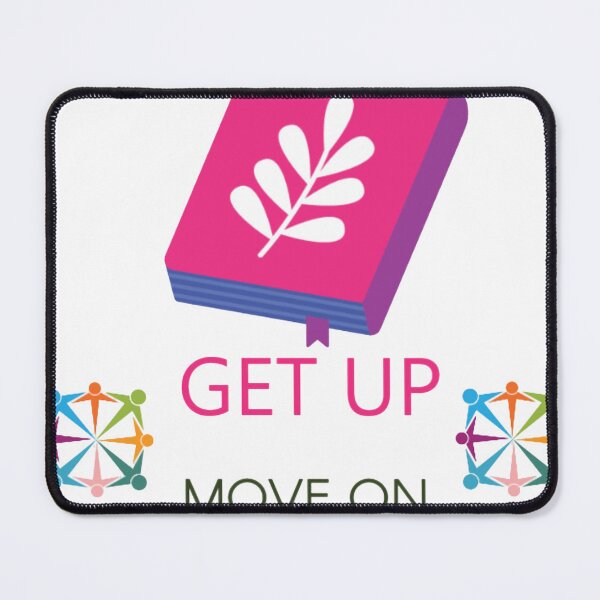 Item preview, Get Up & Move On – Motivational Quote Design designed and sold by Dragon's Ascent.