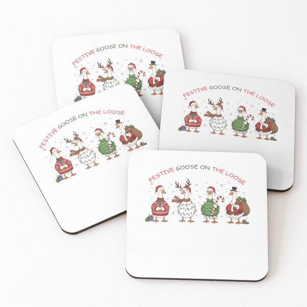 Item preview, Silly Funny Quote Xmas Loose The Goose On Festive Goose designed and sold by Rackaam777Art.