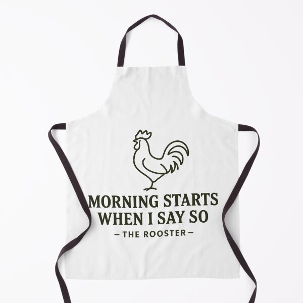 Item preview, Morning Starts When I Say So - Rustic Rooster Quote Minimalist Farmhouse Kitchen Wall Art designed and sold by SlavicFolk.