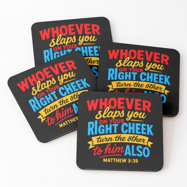 Item preview, Matthew 5:39 Turn The Other Cheek designed and sold by plushism.