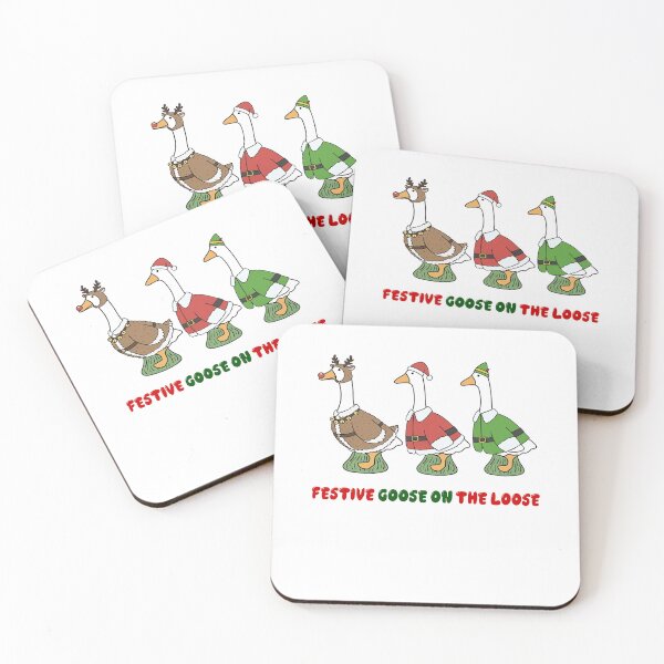 Item preview, Goose Goose Quote Loose Xmas Silly Funny Festive On The designed and sold by Rackaam777Art.