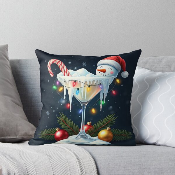 Item preview, Magical Snowman Holiday Cocktail – Festive Winter Drink with Christmas Charm designed and sold by PixelVibe782.