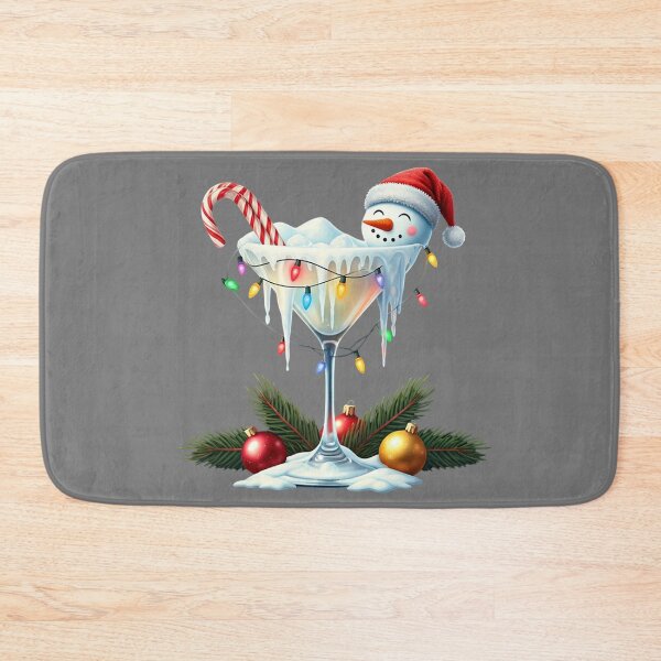 Item preview, Magical Snowman Holiday Cocktail – Festive Winter Drink with Christmas Charm designed and sold by PixelVibe782.