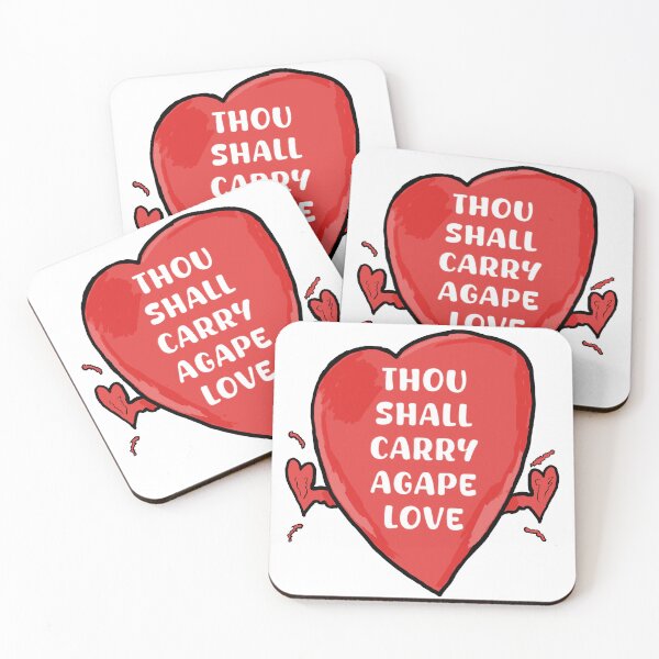 Item preview, Thou Shall Carry Agape Love designed and sold by Shooz34.