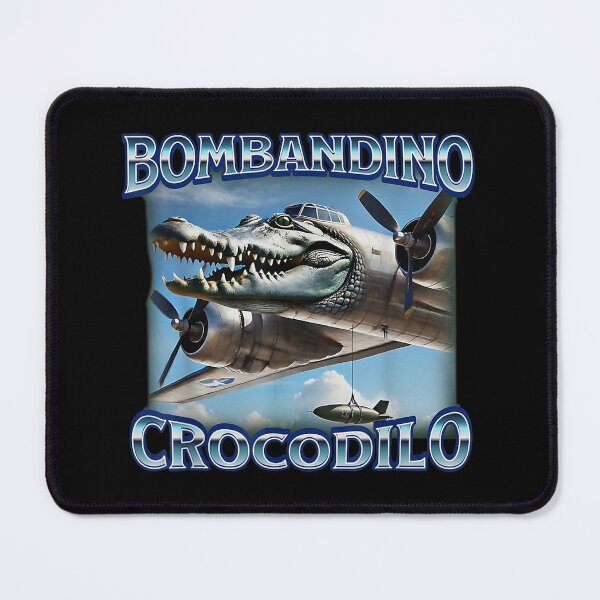 Item preview, Italian Brainrot Bombardino Crocodilo T-Shirt designed and sold by ChristineRobins.
