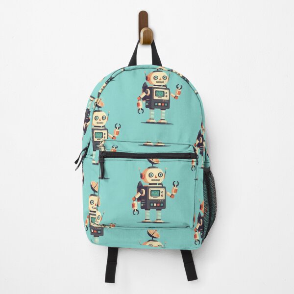 Item preview, "Retro Cartoon Robot Vintage Sci-Fi Character Illustration" designed and sold by anandsiva2703.