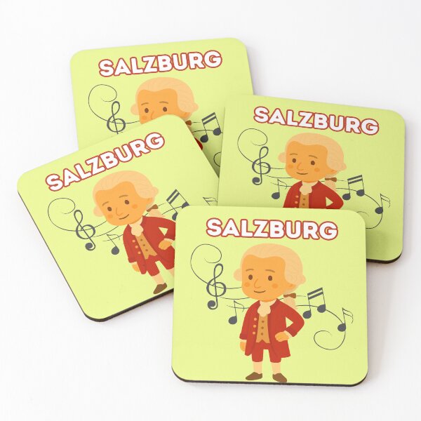 Item preview, Genius from Salzburg – Mozart Illustration designed and sold by mycreastyle.