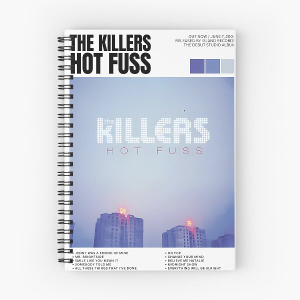 Item preview, Hot Fuss The Killers Newspaper Lyrics Album Cover designed and sold by WanTry.
