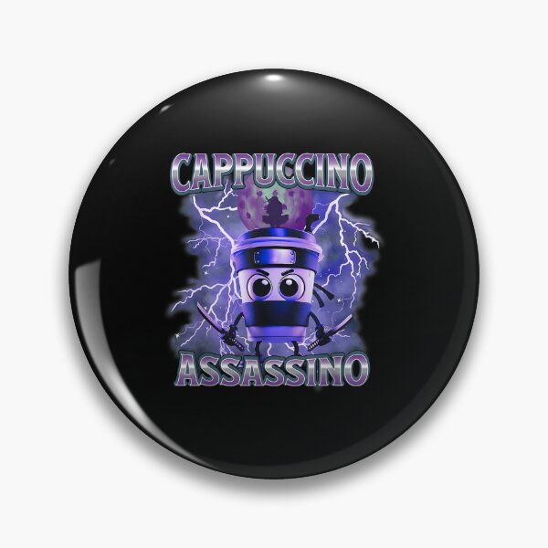 Artikelvorschau, Italienischer Hirnfäule-Cappuccino Assassino, lustiges Cappuccino-Meme-T-Shirt entworfen und verkauft von CathyBabson.