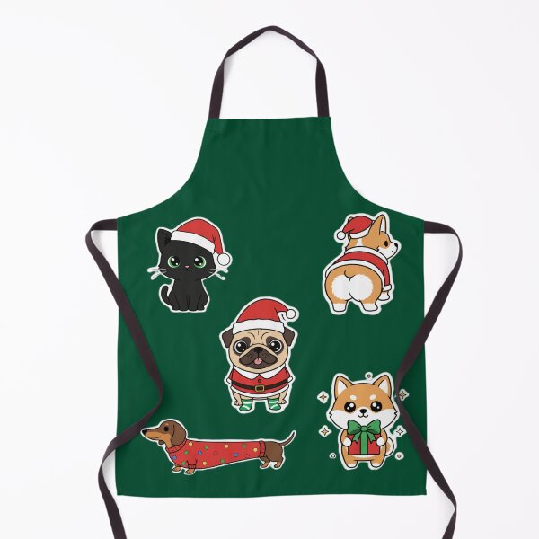 Item preview, Cute Christmas Pets Sticker Pack designed and sold by MuseAI.