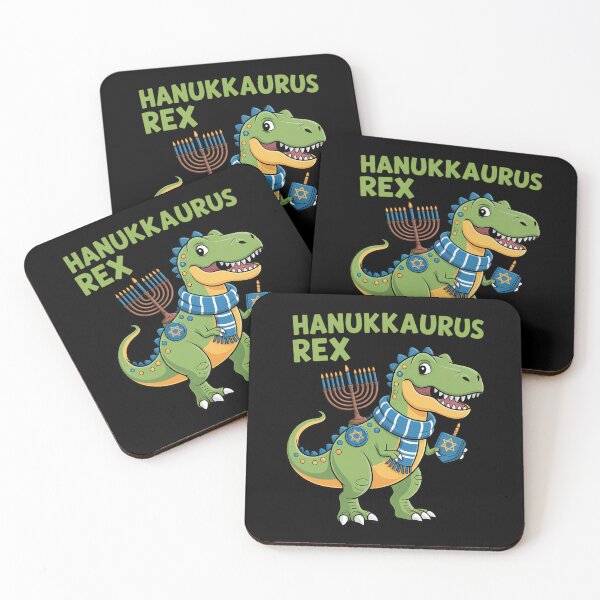 Item preview, hanukkah rex kid Hanukah Dinosaurs Menorasaurus designed and sold by brynatshop.