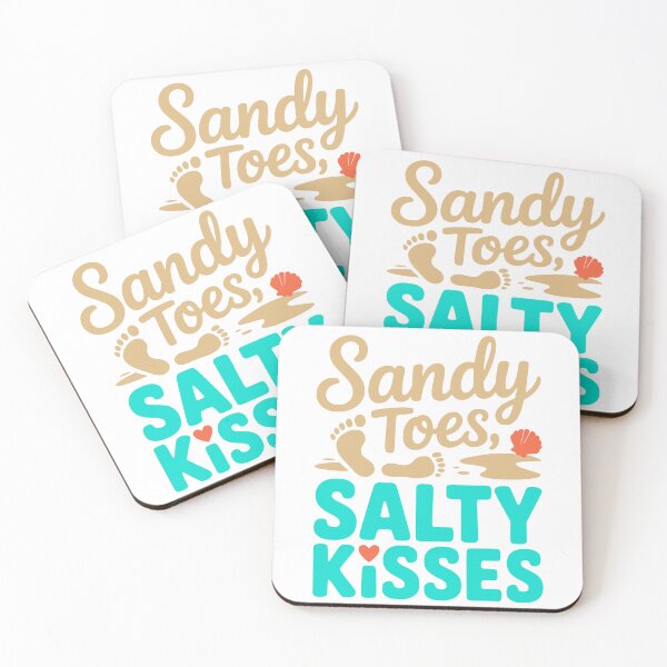 Item preview, Sandy Toes and Salty Kisses designed and sold by CoastalCraze.