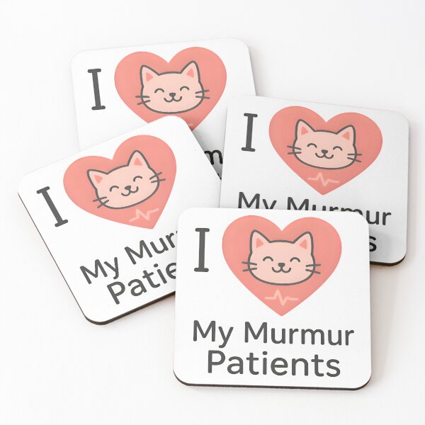 Artikelvorschau, Ich liebe meine Herzgeräuschpatienten – Niedliches Design für die Veterinärkardiologie entworfen und verkauft von Bettybee00.