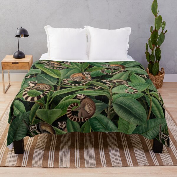 Item preview, Ficus Forest Monkeys Lush Green Jungle Paradise designed and sold by artsandsoul.