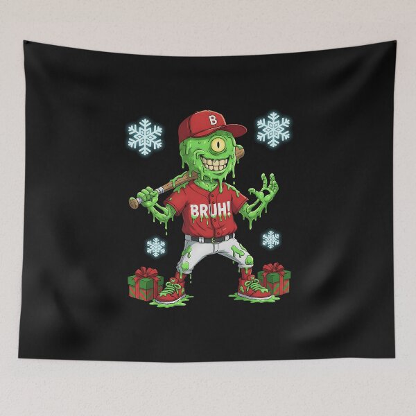 Item preview, Christmas Baseball Drip for Boys Ice Cream Drip designed and sold by facegm.