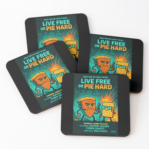 Item preview, Pie Hard IV - Live Free or Pie Hard designed and sold by WheelieGdArt.