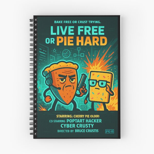 Item preview, Pie Hard IV - Live Free or Pie Hard designed and sold by WheelieGdArt.