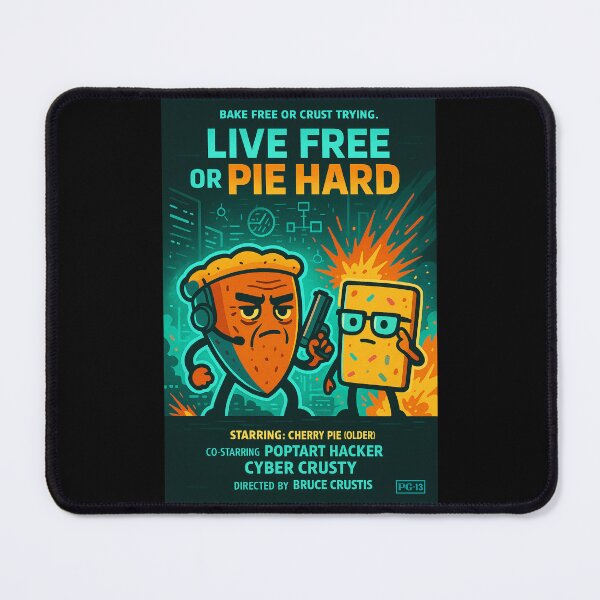 Item preview, Pie Hard IV - Live Free or Pie Hard designed and sold by WheelieGdArt.