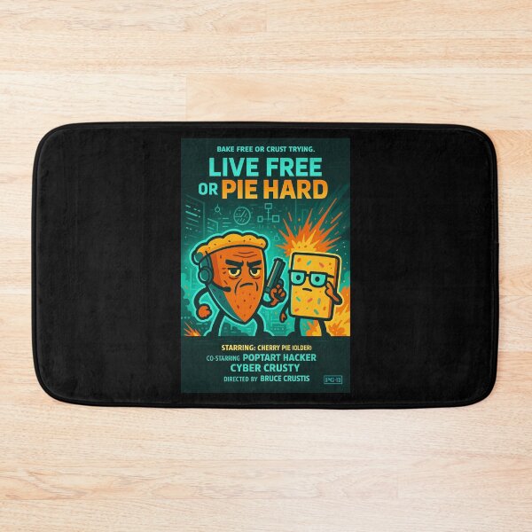Item preview, Pie Hard IV - Live Free or Pie Hard designed and sold by WheelieGdArt.