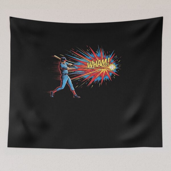 Item preview, Colorful Baseball Player Drip  designed and sold by facegm.