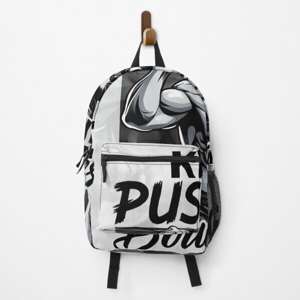 Item preview, Keep Pushing Boundless – Motivational Fitness Gym T-Shirt Design designed and sold by Sushikidsntoddlers.