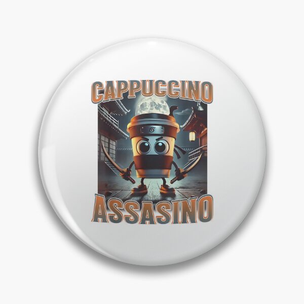 Item preview, Italian Brainrot Cappuccino Assassino, Funny Cappuccino Meme T-Shirt designed and sold by BeaceHowell.
