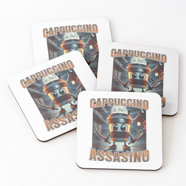 Item preview, Italian Brainrot Cappuccino Assassino, Funny Cappuccino Meme T-Shirt designed and sold by BeaceHowell.