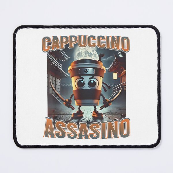 Item preview, Italian Brainrot Cappuccino Assassino, Funny Cappuccino Meme T-Shirt designed and sold by BeaceHowell.