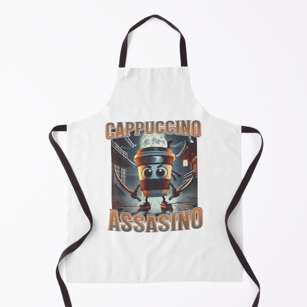 Item preview, Italian Brainrot Cappuccino Assassino, Funny Cappuccino Meme T-Shirt designed and sold by BeaceHowell.