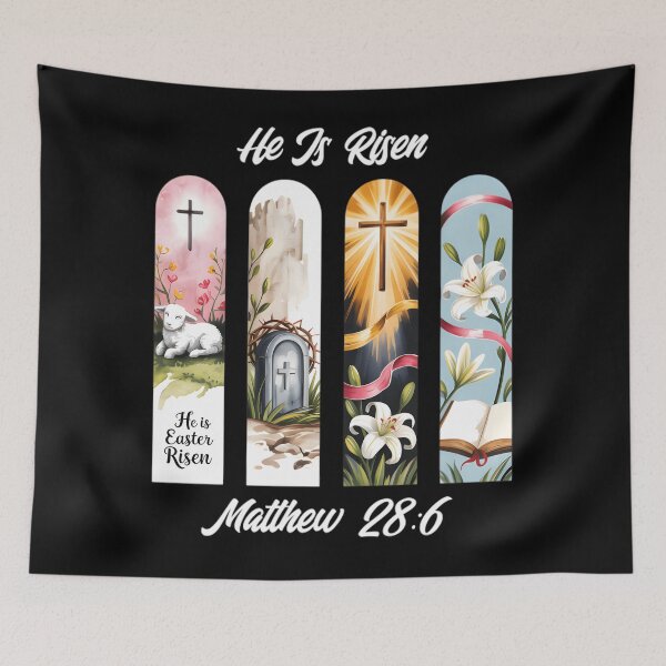 Item preview, especially his being commonly Easter, It after resurrection to crucified. during is commemorating of from Jesus the dead the in used celebrate Christ, resurrection Christianity designed and sold by JUSchallerArt.