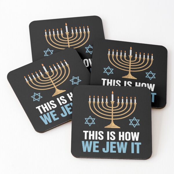 Item preview, Funny Jewish Hanukkah Holiday This Is How We Jew It designed and sold by brynatshop.