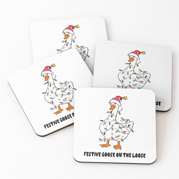 Item preview, Silly The Funny On Loose Xmas Goose Festive Quote Goose designed and sold by Rackaam777Art.