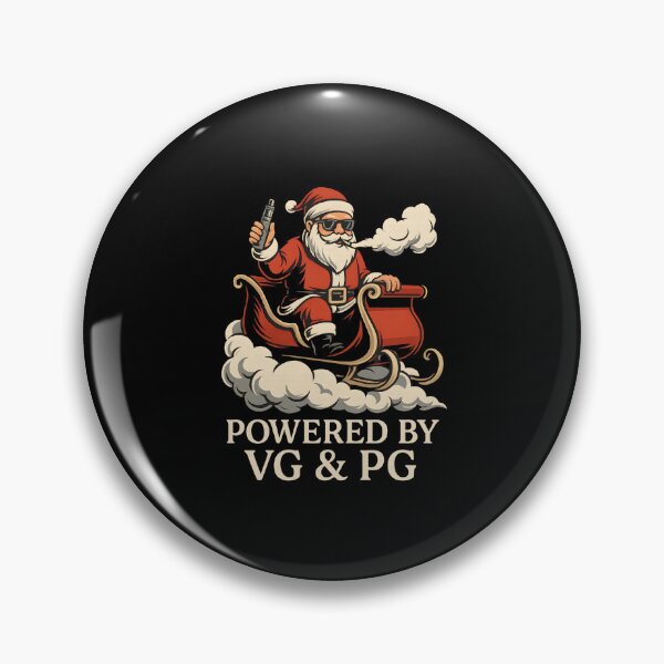 Item preview, Powered by VG & PG – Santa’s Vape-Powered Sleigh Christmas Design designed and sold by House of Taste Vape Designs.