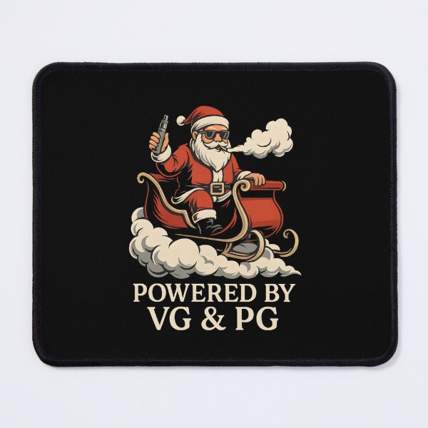 Item preview, Powered by VG & PG – Santa’s Vape-Powered Sleigh Christmas Design designed and sold by House of Taste Vape Designs.