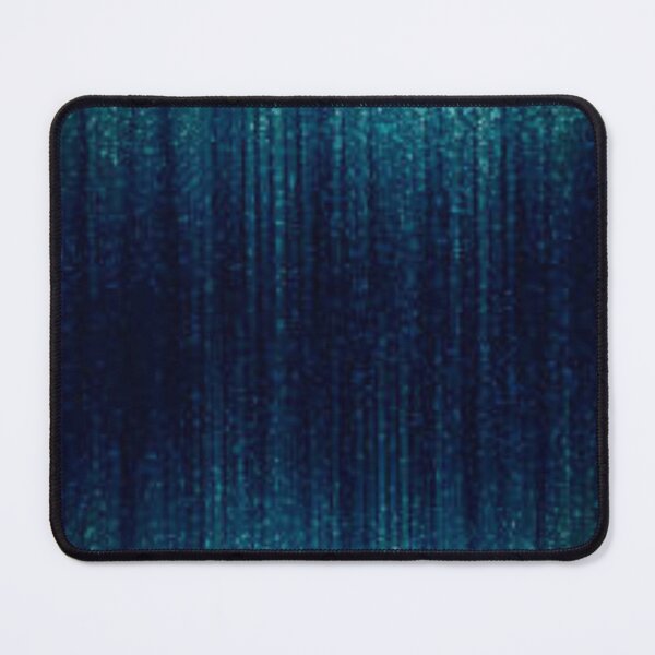 Item preview, "Teal Blue Abstract Glitch Lines Shimmer Digital Art" poster designed and sold by anandsiva2703.
