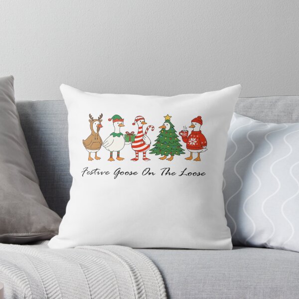 Item preview, Xmas Loose Goose On The Funny Quote Silly Festive Goose designed and sold by Rackaam777Art.