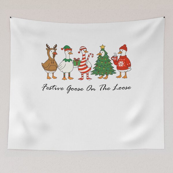 Item preview, Xmas Loose Goose On The Funny Quote Silly Festive Goose designed and sold by Rackaam777Art.