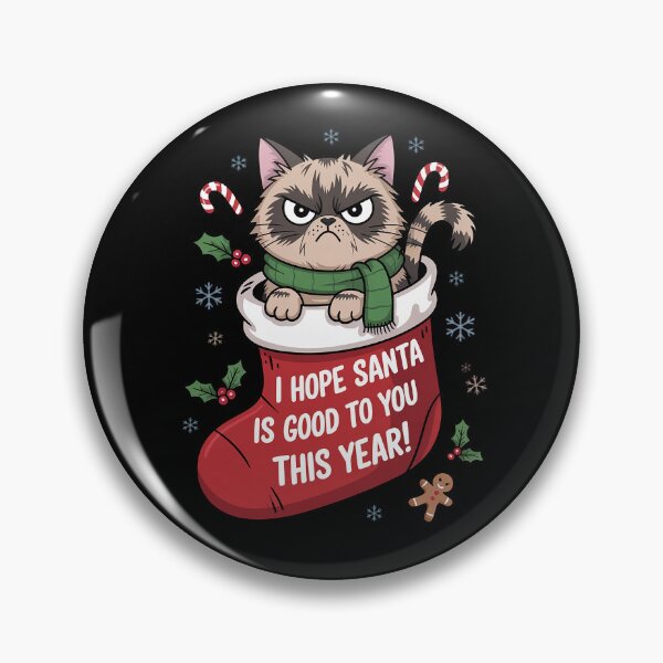 Item preview, Cats Christmas HOPE SANTA IS GOOD TO YOU THIS YEAR! designed and sold by VladoZork.