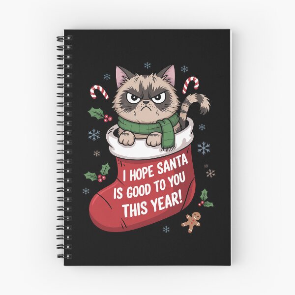 Item preview, Cats Christmas HOPE SANTA IS GOOD TO YOU THIS YEAR! designed and sold by VladoZork.