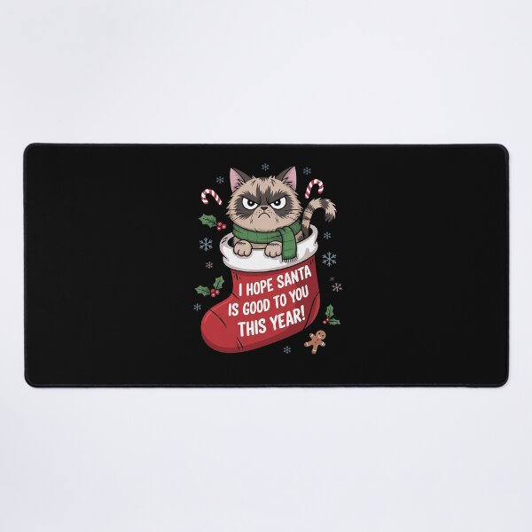 Item preview, Cats Christmas HOPE SANTA IS GOOD TO YOU THIS YEAR! designed and sold by VladoZork.