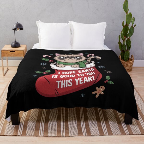Item preview, Cats Christmas HOPE SANTA IS GOOD TO YOU THIS YEAR! designed and sold by VladoZork.