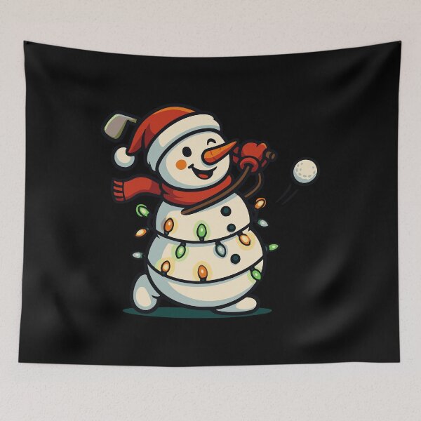 Item preview, Funny Golf Snowman Holiday Golfing Season designed and sold by LuminOrb.